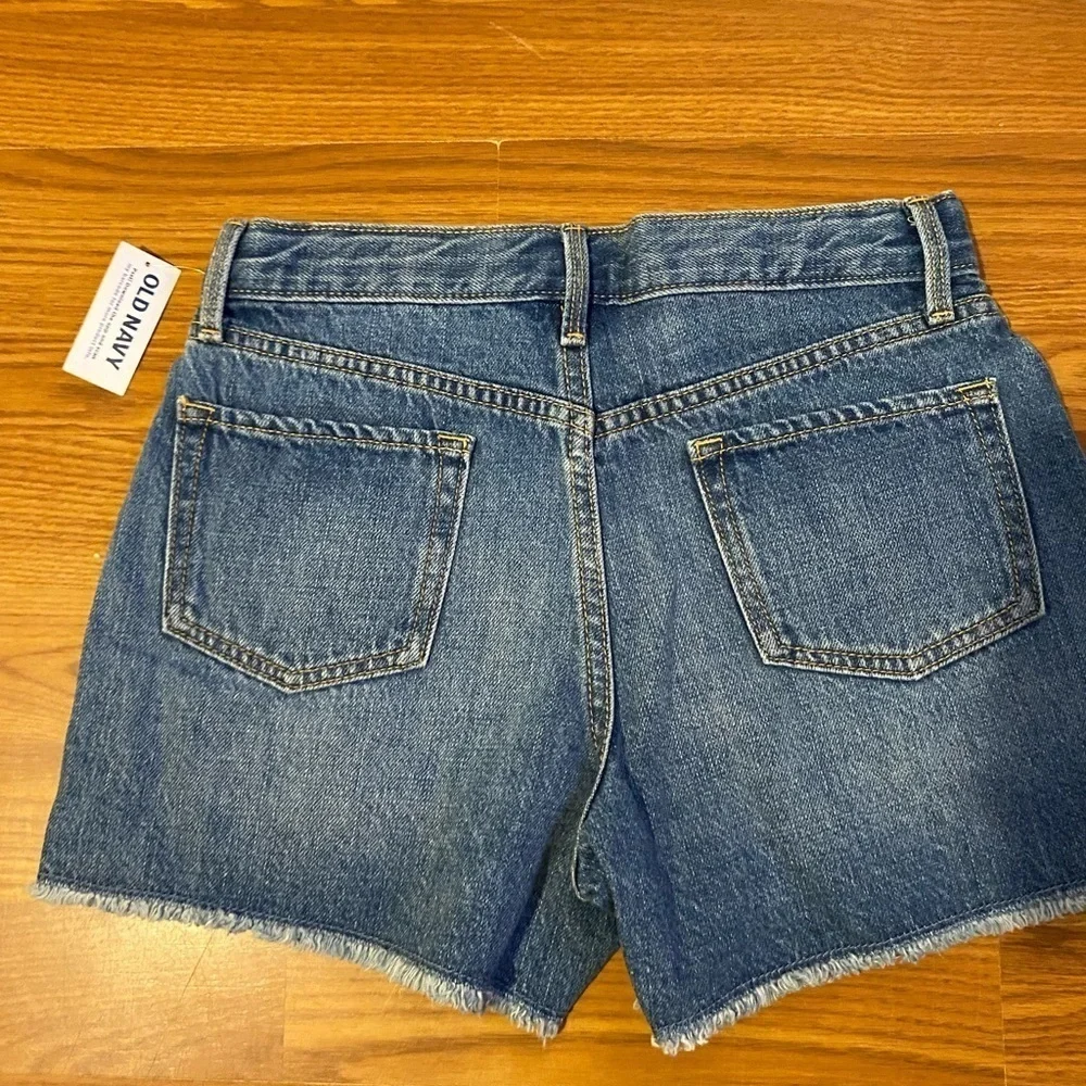 Old Navy High Rise Adjustable Waist Jean Shorts Size 12 (FT)